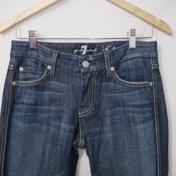 7 For All Mankind 'A' Pocket Flare Jeans Size 26 - Picture 2 of 12